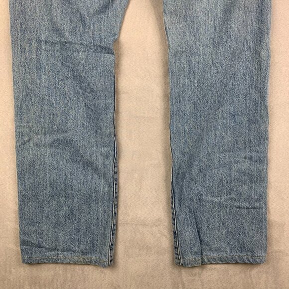 G Star Mens Pants 33 Blue Denim Jeans Attacc Straight Rigid Zip Pocket 33x28 - Picture 15 of 16